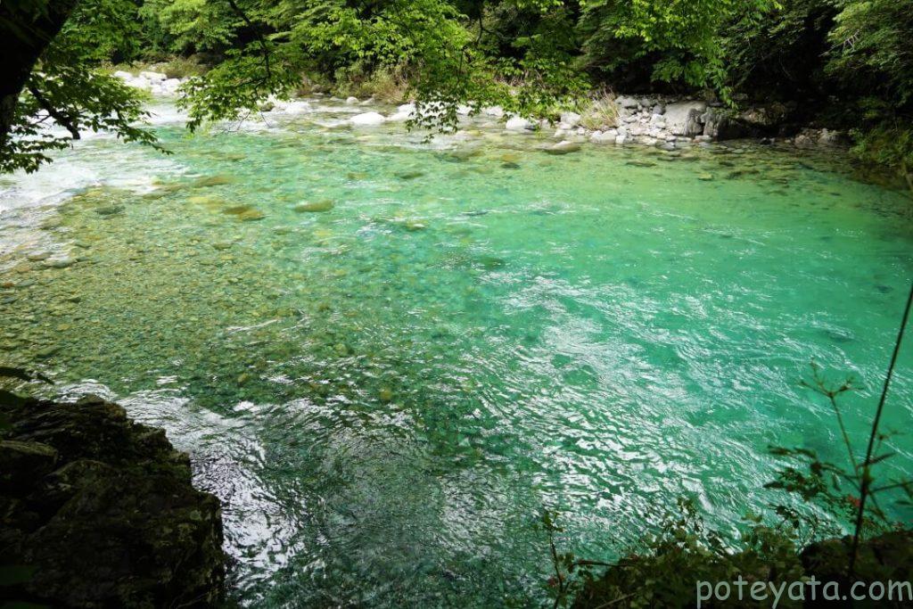阿寺渓谷の狸ヶ淵