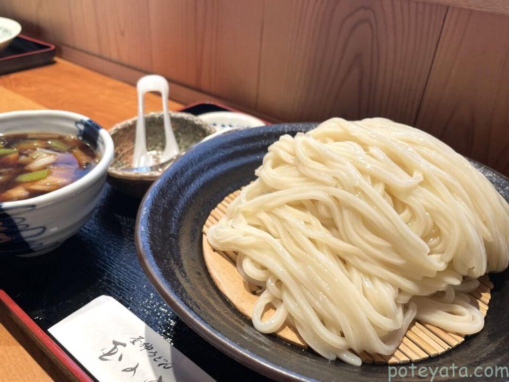 玉のゆのうどん大盛り