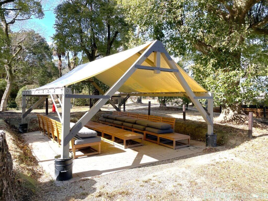 delaふぁーむにあるBBQ場